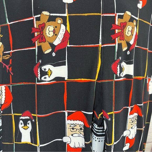 LuLaRoe 3XL Caroline cardigan with TC2 Christmas leggings - Picture 9 of 15